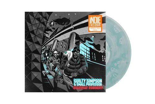 Guilty Simpson & Small Professor / Highway Robbery LP (Indie Exclusive, Colored Vinyl, Ghostly Teal)