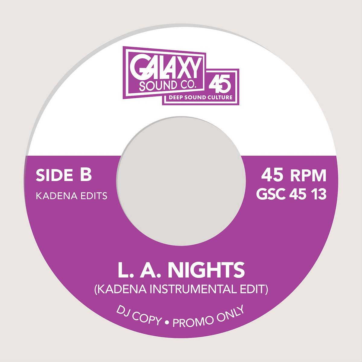 GSC 45 13 L.A. Nights Instrumentals / Touch me
